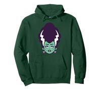 Costume di Halloween da sposa di Frankenstein Felpa con Cappuccio