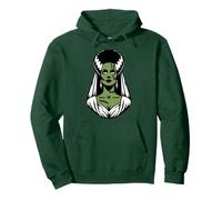 Costume di Halloween da sposa di Frankenstein Felpa con Cappuccio