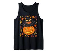 Costume di Halloween da Zombie e Mostro Raccapricciante per Halloween con Gatto Nero Canotta