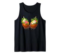 Costume di Halloween del reggiseno del cocco DIY divertente estate hawaiana Canotta