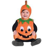 Costume di Halloween della torta della zucca del bambino del bambino