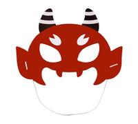 Costume di Halloween divertente | Abbigliamento per lo scudo della faccia di cartone animato | Holiday Wear, Ghost Role Play, Accessorio per la festa carina, ideale per il Carnival Perf