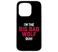 Costume di Halloween divertente dell'ultimo minuto "I'm the bad wolf" Custodia per iPhone 15 Pro
