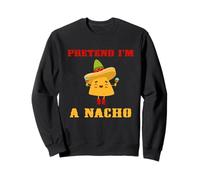 Costume di Halloween Easy Lazy Nachos per far finta di essere un amante dei nachos Felpa