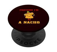 Costume di Halloween Easy Lazy Nachos per far finta di essere un amante dei nachos PopSockets PopGrip Adesivo