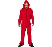 Costume Di Halloween Karnival High Stakes Money Thief Bank Heist Robbery 82288
