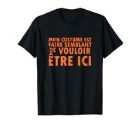 Costume di Halloween Mon EST Faire Semblant - Francese Maglietta