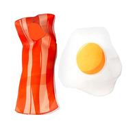 Costume Di Halloween Per Adulti - Costume Cosplay Con In Camicia Con Pancetta, Gioco Di Ruolo Nel Design Del Cibo | Abiti Per Donne E Uomini, Creatori Di Contenuti Per Social Media, Spettacoli Di