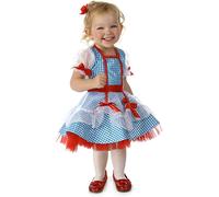 Costume Di Halloween Per Bambina Dorothy Con Glitter Wizard Of Oz PP4479