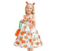Costume di Halloween per Bambine Set Abito Da Travestimento E Borsetta