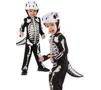 Costume Di Halloween Per Bambini Con Scheletro Di Dinosauro Età 2-6