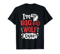 Costume di Halloween per bambini con scritta "I'm the bad wolf" Maglietta