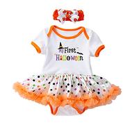 Costume di Halloween per bambini e bambine, unisex, per bambini, a maniche lunghe, con stampa a pompa, costume da festa, festa per Halloween, 0-6 mesi