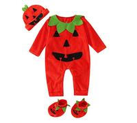 Costume di Halloween per Bambini Manica del Pipistrello Tuta con Stampa Bimba Unisex Vestito da Strega Cosplay Fantasma Horror Adatto Altezza 90-150 Cm
