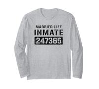 Costume di Halloween per Coppie di Prigioniero detenuto Maglia a Manica