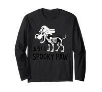 Costume di Halloween per Cucciolo di Scheletro con Camicia e Fantasma Maglia a Manica