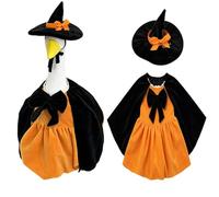 Costume di Halloween per Oca da Portico Cappello Decorazione Vestiti | Completi per Oca da Giardino Per Festa Patio Giardino Cortile Porta Prato Casa Esterno Interno Giardino Prato