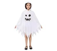 Costume di Halloween per ragazza, costume da ragazza fantasma di bellezza ossessionante per Halloween, abito fantasma a lunga durata, costume da rispettoso della pelle, vestito spaventoso per ragazzi