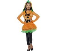 Costume Di Halloween Per Ragazze Abito Elegante TUTU Arancione Età 4-12