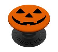 Costume di Halloween spaventoso Jack o Lanterna con volto di zucca PopSockets PopGrip Adesivo