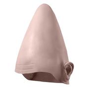 Costume di Halloween Testa Calva a Cono Alieno Parrucche Calve In Lattice | Accessorio Travestimento Unisex Per Adulti E Ragazzi