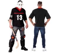 Costume di Jason Venerdì 13 Giocatore di hockey Halloween M
