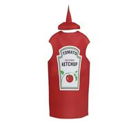 Costume di ketchup - abito da abito a fantasia cosplay , novità outfit di salsa gialla rossa | Intrattenere l'esecuzione di performance teatrale, abbigliamento da ruolo di unisex party, costume