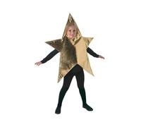 Costume Di Natale Con Stella D'Oro Per Bambini E Bambine