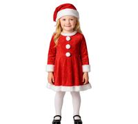 Costume Di Natale Per Bambine Mini Miss Santa Claus Carino