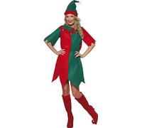 Costume Di Natale Per Donna Smiffys Elf Santas Little Helper Xmas 21474