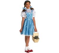 Costume Di Paillettes Di Dorothy Del Mago Di Oz Bambina Piccola