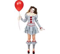 Costume di Pennywise - IT: Secondo Capitolo per Donna (Ufficiale Warner Bros)