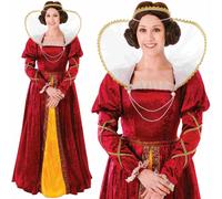 Costume Di Regina Elisabetta Tudor Medievale Per Donne Abito Elegante