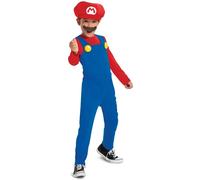 Costume di Super Mario Bros Nintendo per bambini dai 4 ai 6 anni
