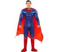 Costume di Superman - Justice League per Uomo (Ufficiale Warner Bros) Funidelia
