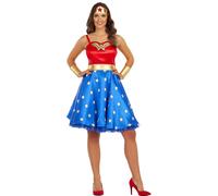 Costume di Wonder Woman classico per Donna (Ufficiale Warner Bros) Funidelia
