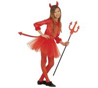 Costume Diavoletta Rossa, Bambina 8-10 anni