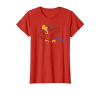 Costume Disney Aladdin Iago Parrot Maglietta, Donna, Rosso, S