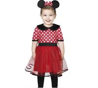 Costume Disney Minnie Bambina 2-3 Anni Vestito carnevale topolina