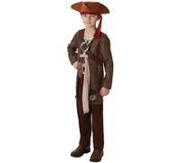 Costume Disney Pirata Dei Caraibi Jack Sparrow Bambini Carnevale 640193