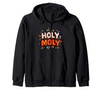 Costume Divertente con Questo Holy Moly Look Felpa con Cappuccio