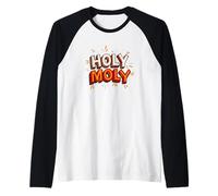 Costume Divertente con Questo Holy Moly Look Maglia con Maniche Raglan