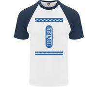 Costume Divertente Crayon Uomo S/S T-Shirt Da Baseball