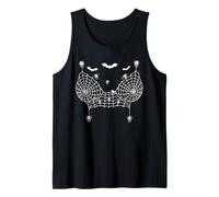 Costume Divertente di Halloween del Reggiseno Ragnatela Canotta