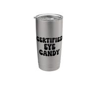 Costume divertente optometrista certificato di Eye Candy per il medico dell'occhio Bicchiere termico in acciaio inox doppia parete