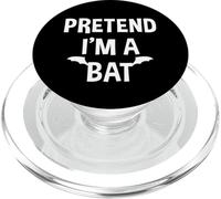 Costume divertente per Halloween dell'ultimo minuto di Pretend I'm A Bat PopSockets PopGrip per MagSafe
