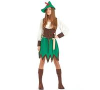 DEGUISE TOI Costume donna eroe dei boschi - Verde - M/L