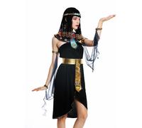 Costume Donna Karnevale Egiziana Cleopatra Faraona M/L W-0264