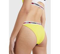 costume donna slip TOMMY HILFIGER UW0UW03400 High Leg Cheeky Bikini - blu/giallo