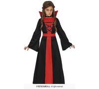Costume Dracula Vampiro bambina dama Infernale Halloween Carnevale bimba 3/4